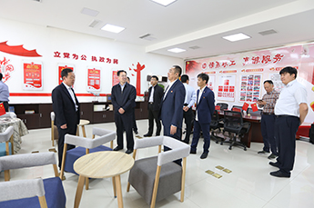 欢迎阳信县委县政府领一行莅临3499手机版拉斯维加斯,3499拉斯维加斯集团考察指导工作