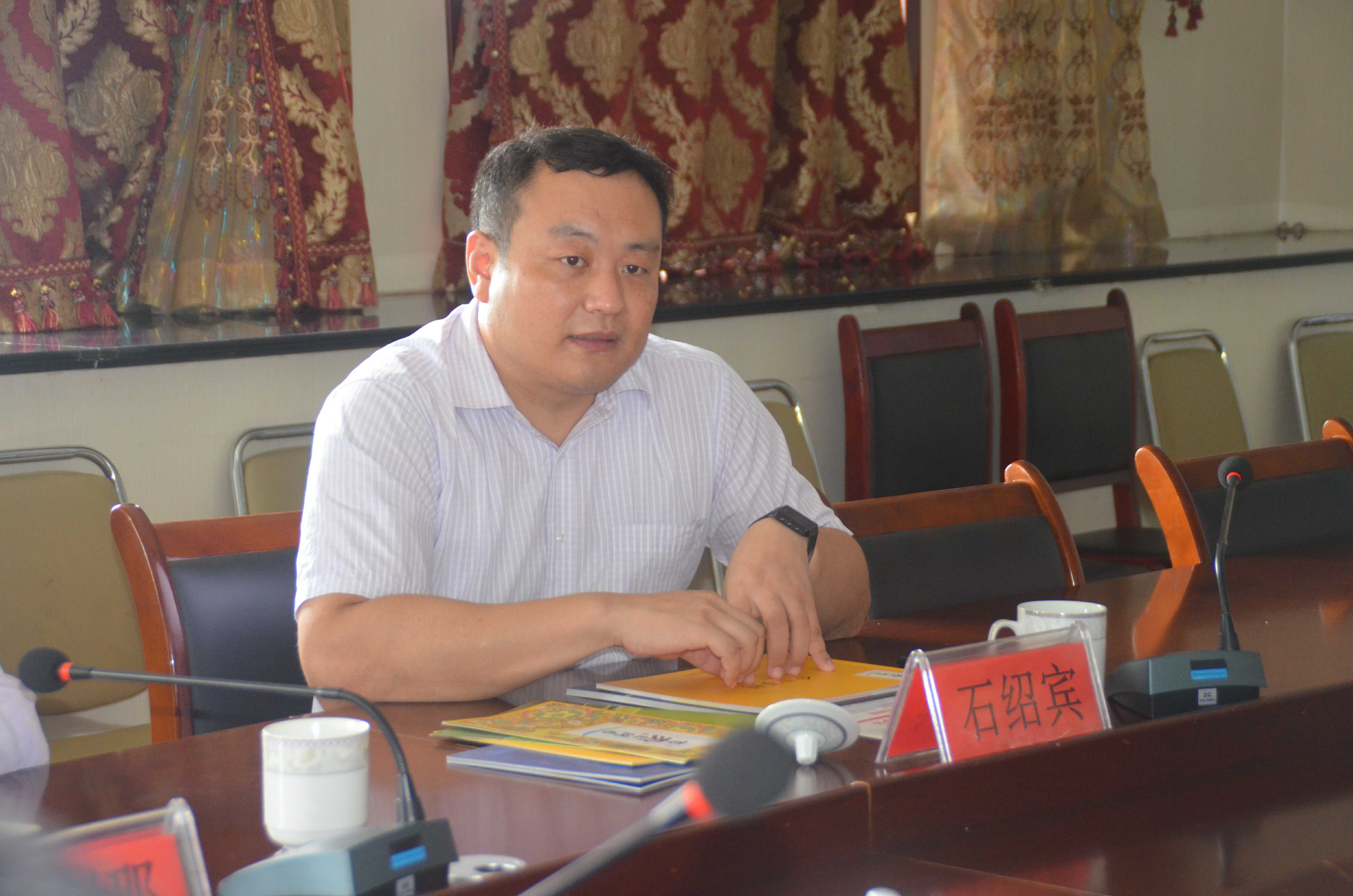 山东大学经济学院副院长石绍宾一行到3499手机版拉斯维加斯,3499拉斯维加斯集团旗下农业产业百枣纲目（集团）考察